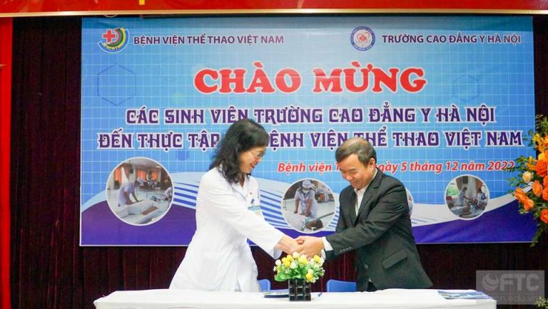 Lễ ra quân Thực hành, Thực tập ngành Điều Dưỡng K20 tại Bệnh viện Thể Thao Việt Nam